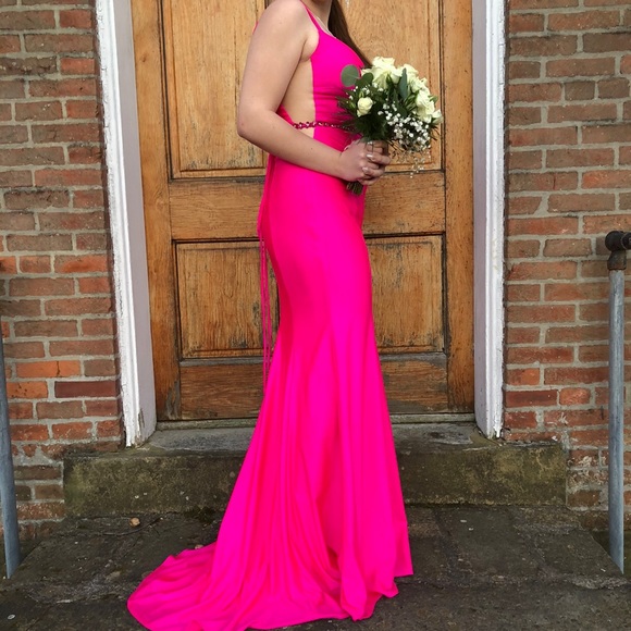 Long pink formal - Picture 2 of 3